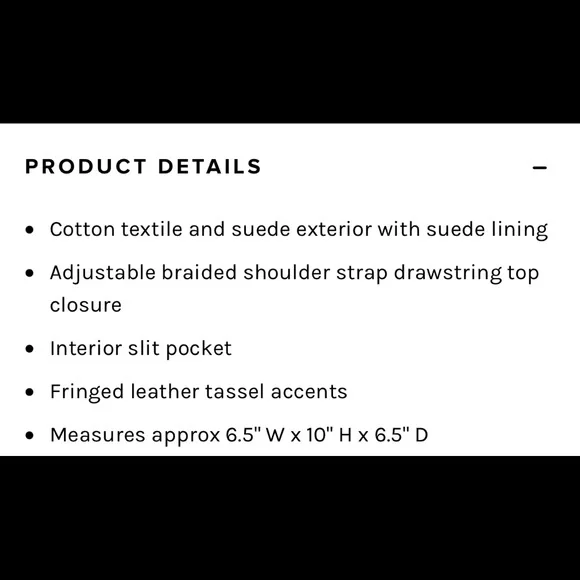 Anthropologie Jadetribe Bucket Festival bag NWT Eliz Vegan Boho Handmade Rare OM - Picture 15 of 15